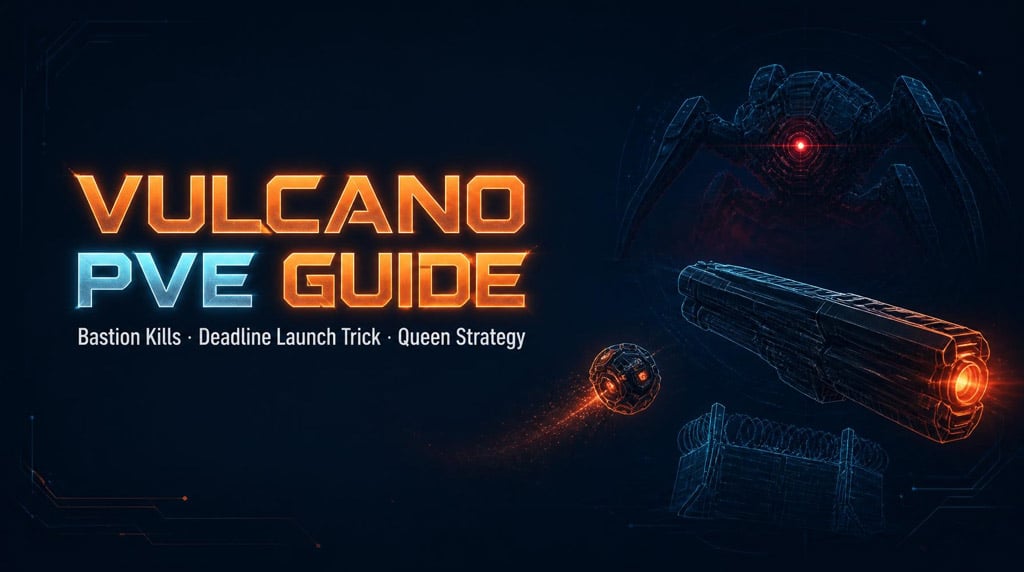 ARC Raiders Vulcano Guide: Deadline Launch Trick, Bastion One-Rotation Kill, Queen Core Damage