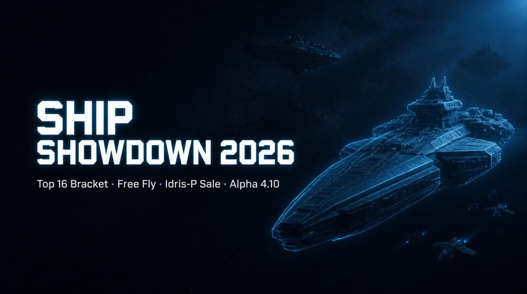 Star Citizen Ship Showdown: Top Bracket, Free Fly Rules, Idris-P Sale & Alpha 4.10 Timing