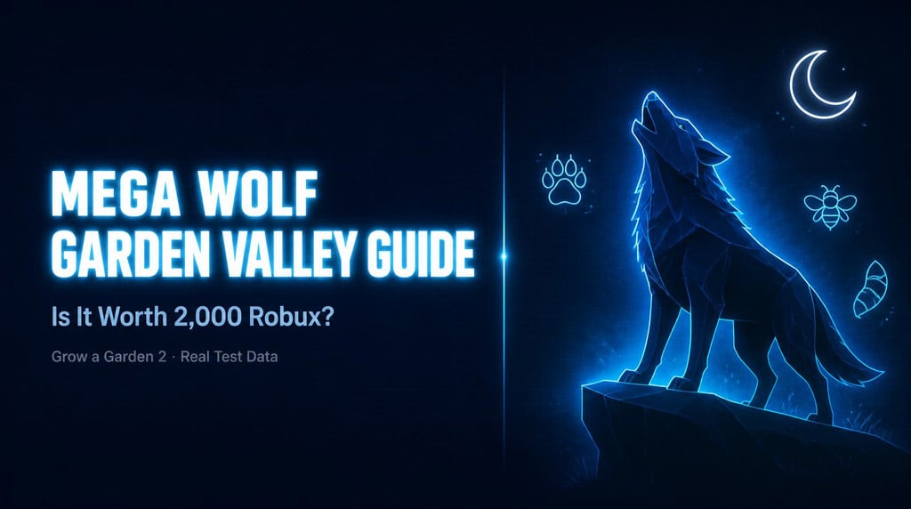 Grow a Garden 2 Wolf Guide: Is Mega Wolf Worth Sending to Garden Valley?