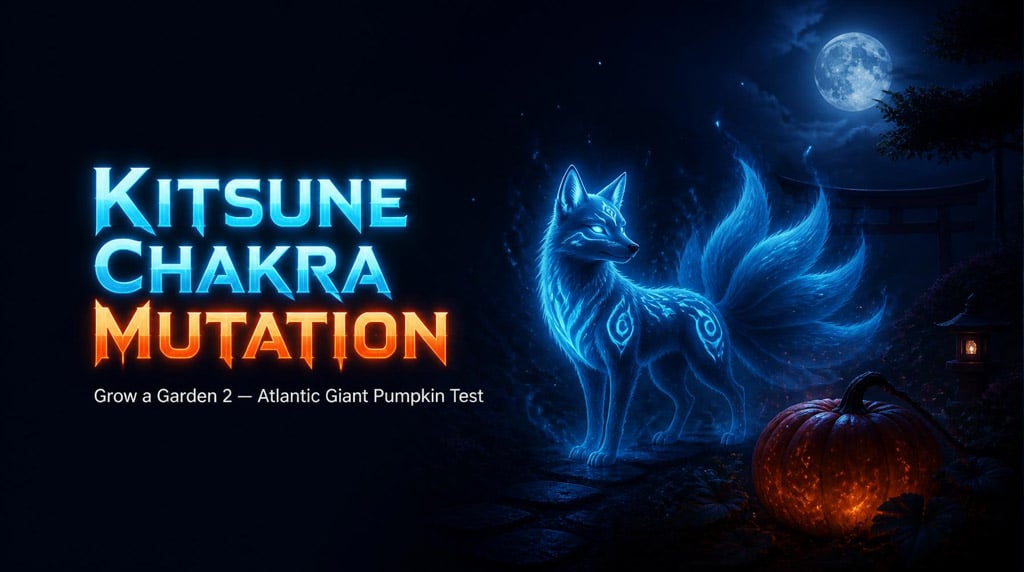 Grow a Garden 2 Kitsune Chakra Mutation Guide: Does Atlantic Giant Pumpkin Work?