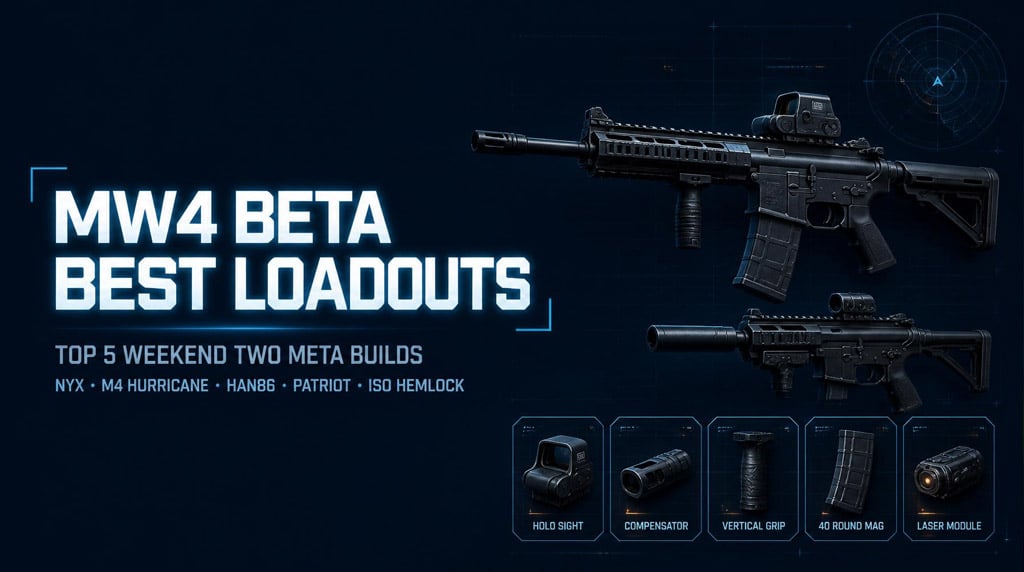 Modern Warfare 4 Beta Weapons Best Loadouts: Top Weekend 2 Meta Gun Builds