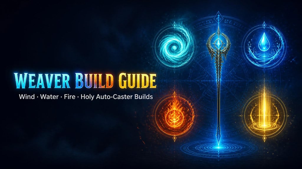 Spiritvale Weaver Guide: Wind, Water, Fire & Holy Auto-Caster Builds