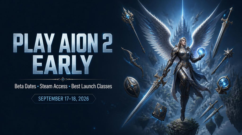 AION 2 Beta Dates, Steam Access, Launch Guide, and Best Classes