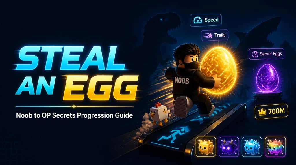 Steal an Egg Fast OP Secrets Route: Speed Upgrades, Egg priorities and Trail boosts