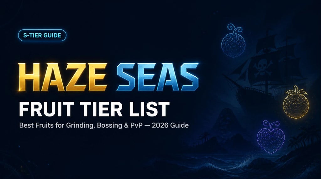 Haze Seas Best Fruits Tier List for Grinding and PvP