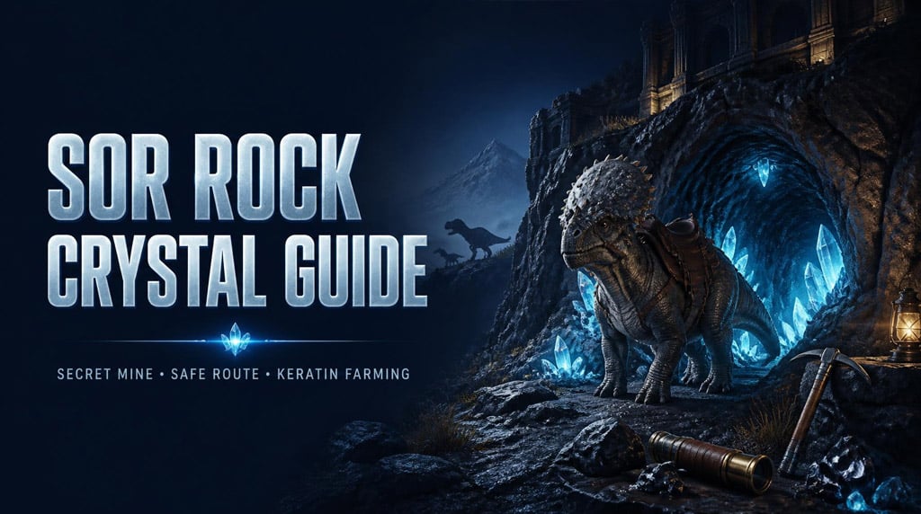 Sor Rock Survival Ascended Crystal Guide: Secret Mine Location, Safe Route, Keratin Farming, and Early Progression Tips