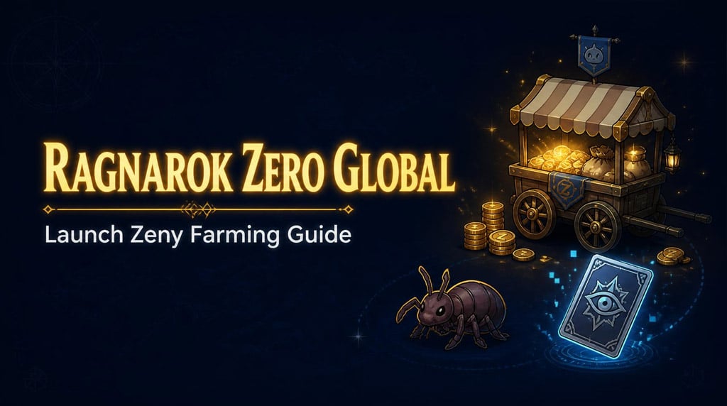 Ragnarok Zero Global Zeny Farming Route: Best Classes, Monsters, and Item Targets for Launch