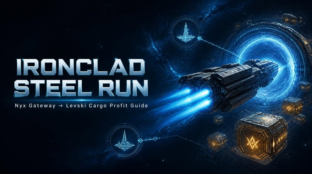 Star Citizen Ironclad Steel Run: Nyx Gateway to Levski Making aUEC Guides