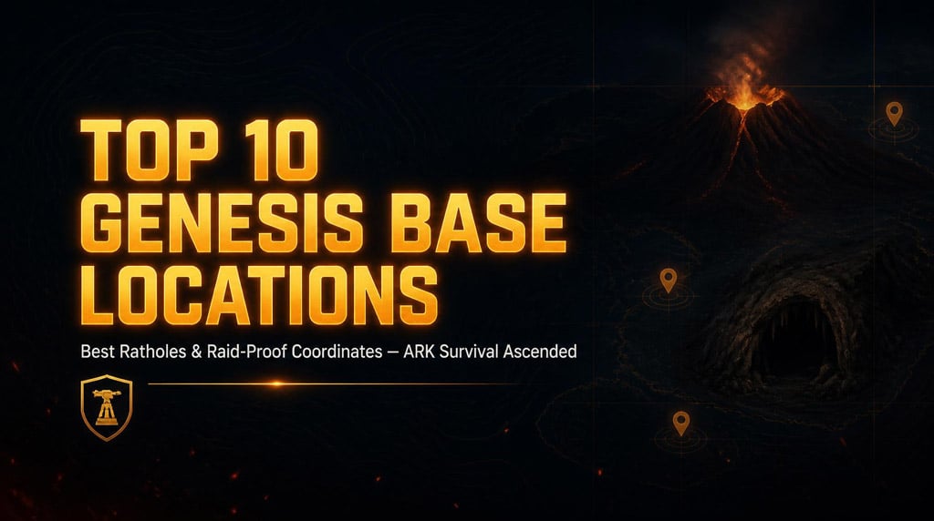 ARK Survival Ascended Genesis Best Base Locations & Ratholes