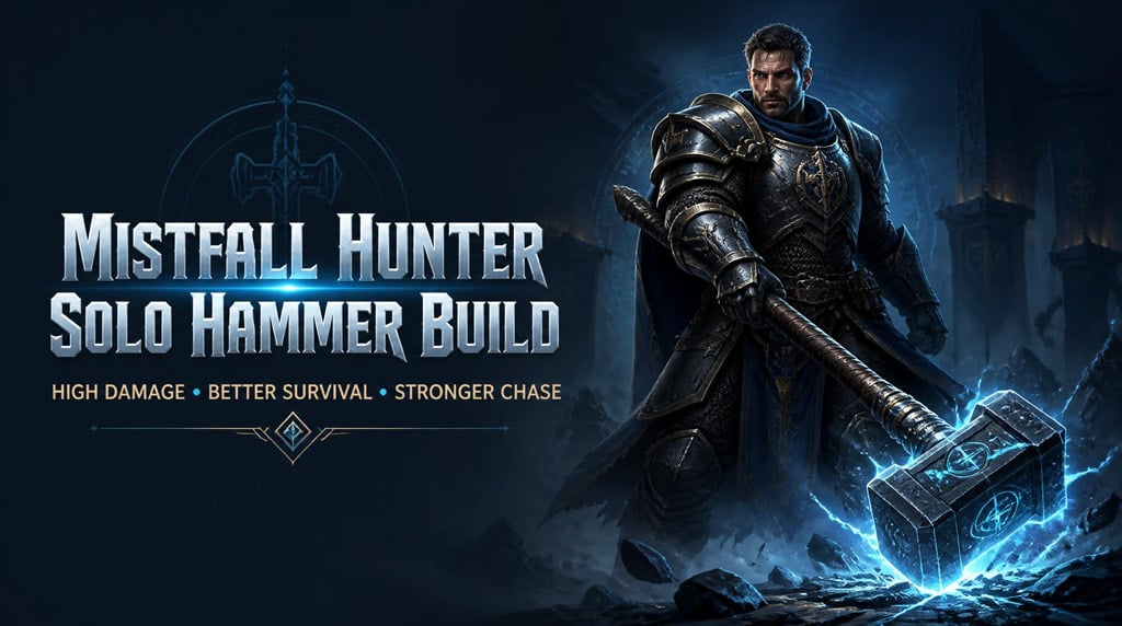 Mistfall Hunter Solo Hammer Build Guide: Best Mercenary Setup for Damage, Survival, and Chase