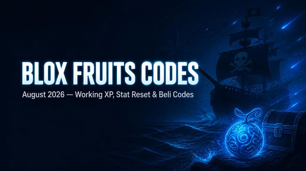Blox Fruits Redeem Codes August 2026 Full List: Working XP, Stat Reset & Beli Code