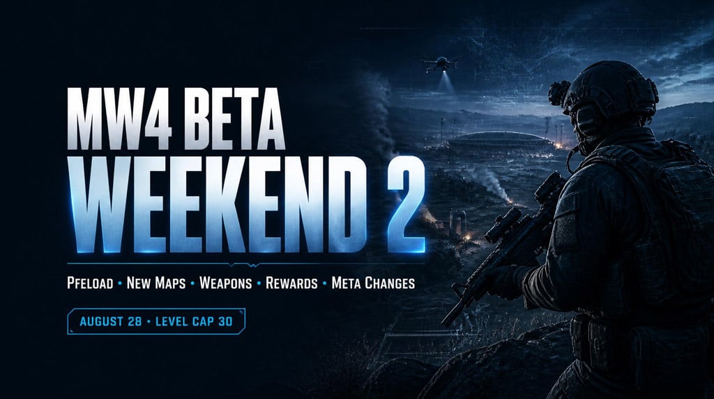 MW4 Beta Weekend 2 Guide: Preload, Maps, Rewards, Weapons, and Meta Changes