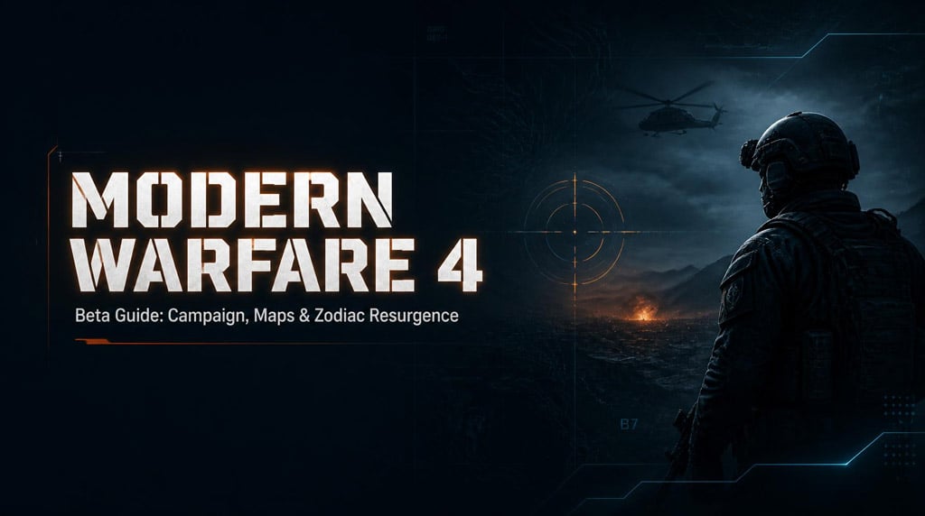 Modern Warfare 4 Beta: Full Breakdown of Entrench, Maps, Zodiac Resurgence