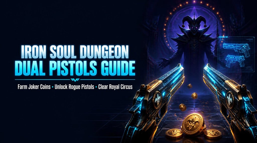 Iron Soul Dungeon Dual Pistols Guide: Get Rogue Pistols and Farm Joker Coins Fast