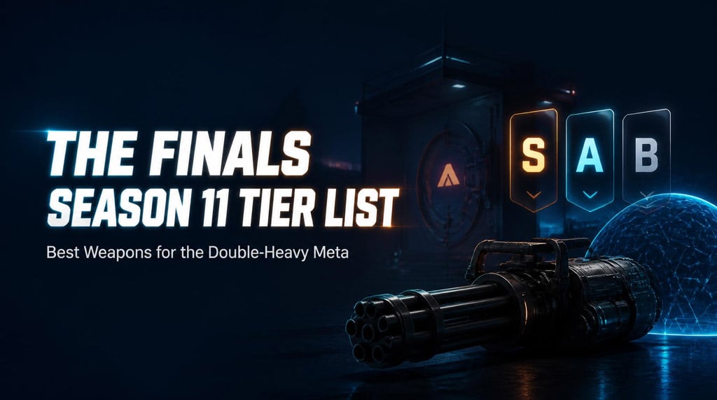 THE FINALS Season 11 Tier List: Best Weapons for the Double-Heavy Meta