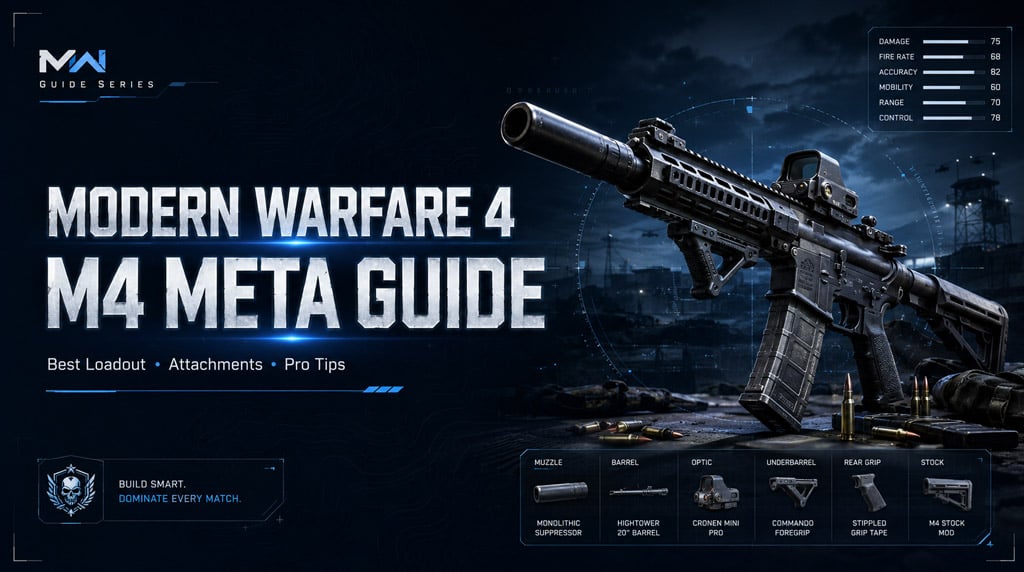 Modern Warfare 4 Best M4 Loadout: Pro Class Setup, Attachments & Gameplay Guide