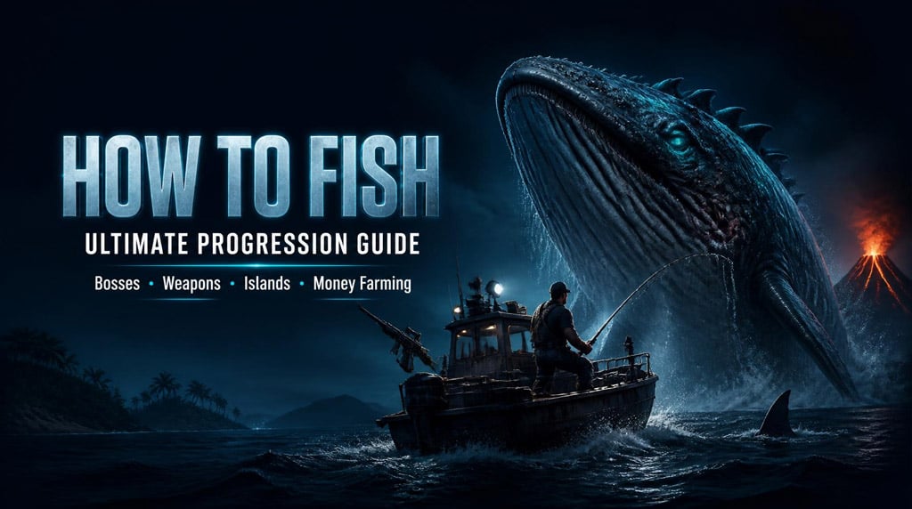 How to Fish Progression Guide: Bosses, Weapons, Islands, Upgrades, and Gold Farming
