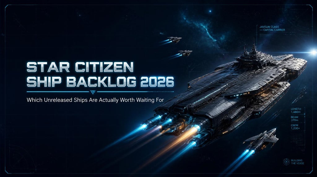 Star Citizen Ship Backlog Guide 2026: Every Major Unreleased Ship, Likely Gameplay Role