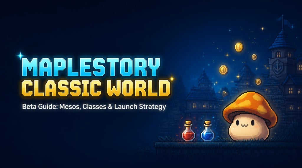 MapleStory Classic World Beta: Mesos Are Tight, Survive Launch