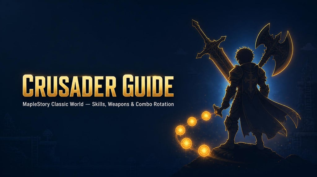 MapleStory Classic World Crusader Guide: Skills, Weapons, Rotation & Build Tips