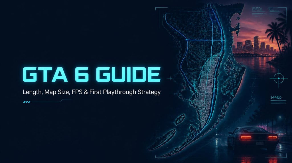 GTA 6 Length, Map Size, FPS and Campaign Guide