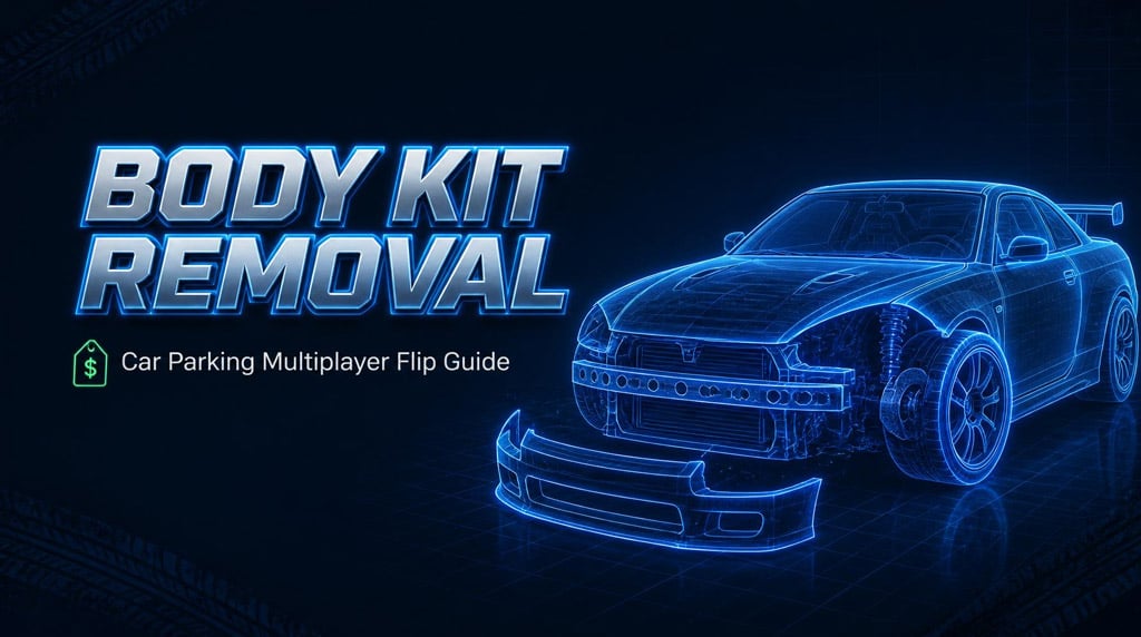 Car Parking Multiplayer: Body Kit Removal Flip Guide