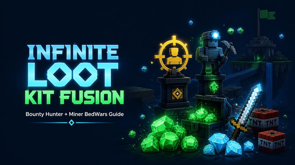 BedWars Bounty Hunter + Miner Kit Fusion Guide: Fastest Loot Snowball
