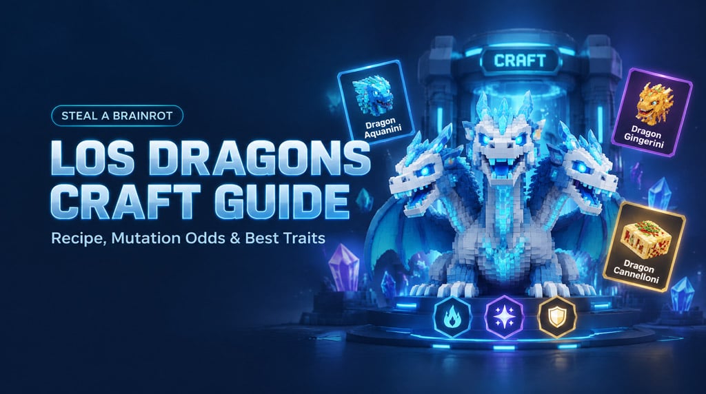 Steal a Brainrot Los Dragons Recipe and Craft Guide