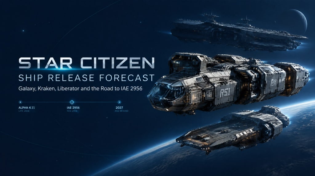Star Citizen Ship Update: Galaxy, Kraken and 2026 Release Forecast