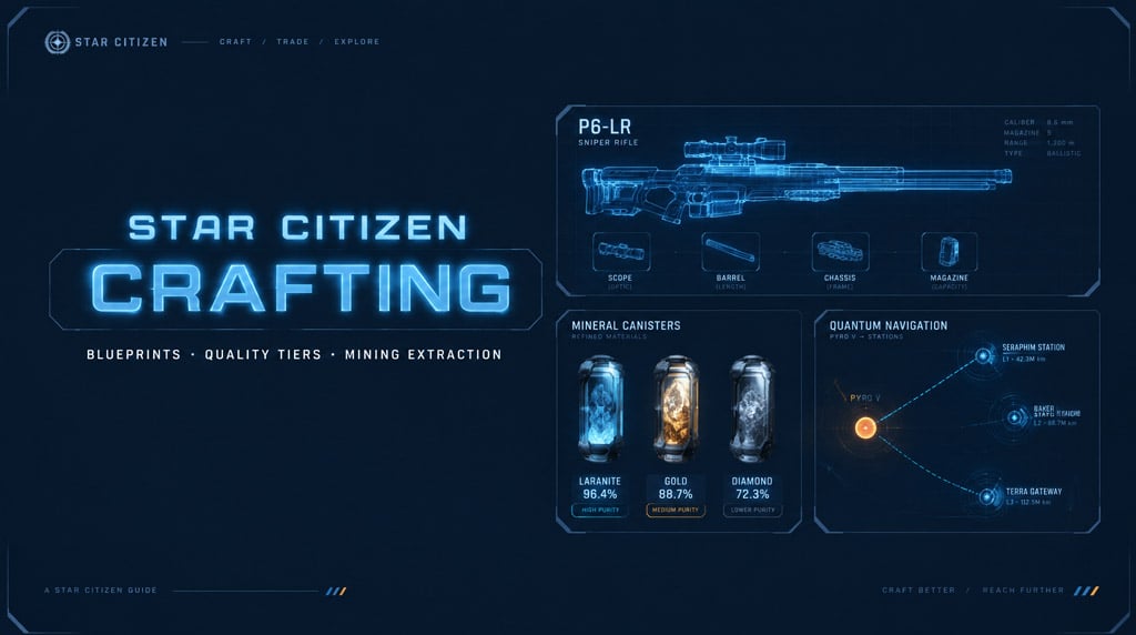 Star Citizen Crafting Guide: Blueprint Sourcing, Quality & Mining Routes Star Citizen Crafting Guide: Blueprint Sourcing, Quality & Mining Routes