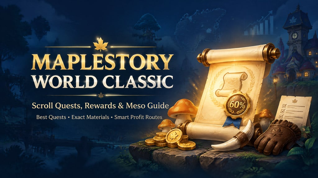 MapleStory Classic Scroll Quests Guide: Best Payouts & Meso Traps (Lv. 20–60)