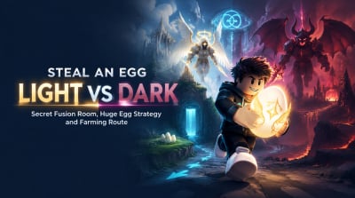 Steal an Egg Light vs Dark Event Guide: Divines, Secret Area and AFK Route