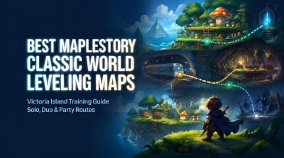 MapleStory Classic World Best Leveling Maps by Class, Party size and Clear Speed