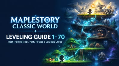MapleStory Classic World Leveling Guide: Beat Map & Loot Target