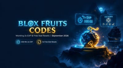 Blox Fruits Working Codes September 2026: Working 2x EXP & Stat Resets