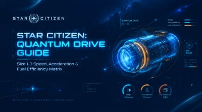 Star Citizen Best Quantum Drives: S1 to S3 Speed & Route Matrix