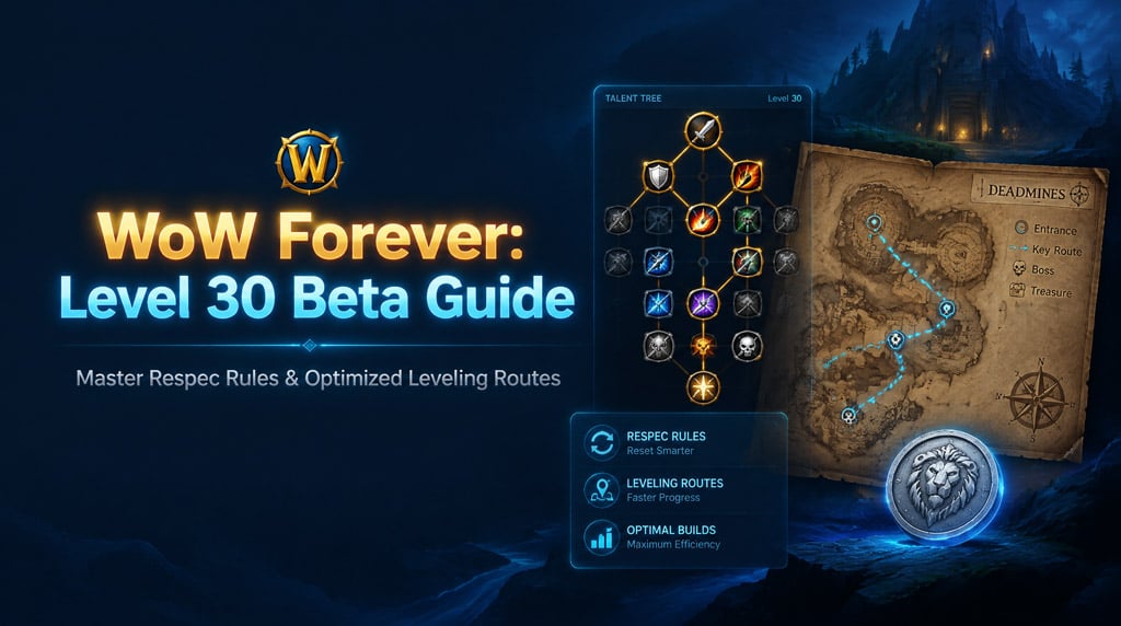 WoW Forever Level 30 Beta Guide: Respec Rules & Fast Leveling Routes