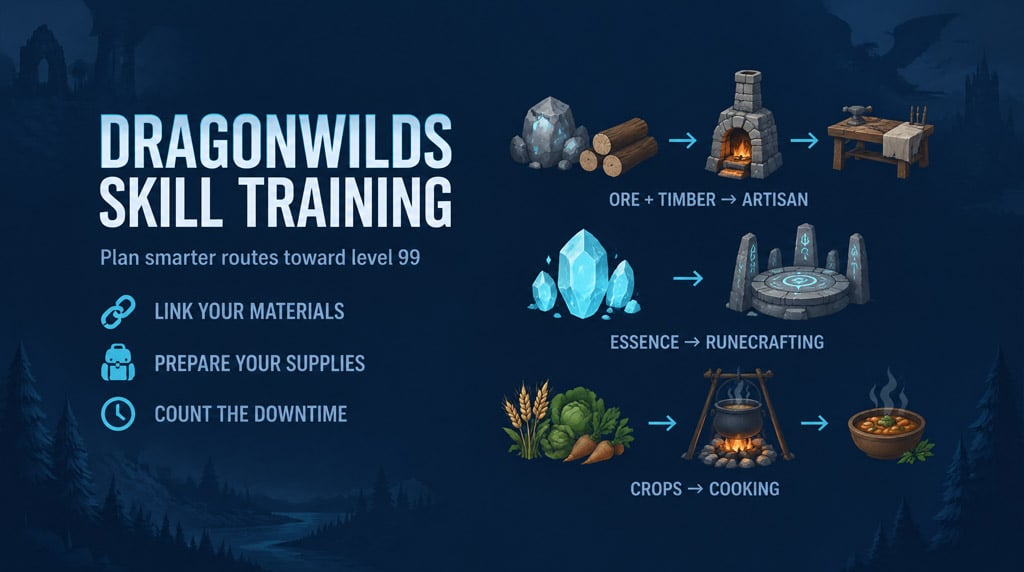RuneScape Dragonwilds Skills Guide: Training Routes Toward Level 99