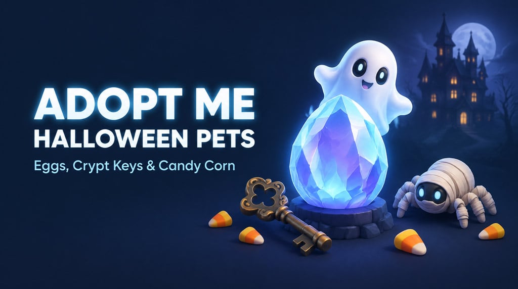 Adopt Me Halloween Pets: Crystal Eggs, Crypt Keys & Buying Guide