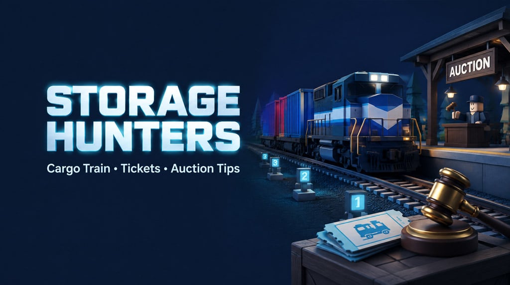Storage Hunters Open World Cargo Train Guide: Stations, Tickets & Auction Tips