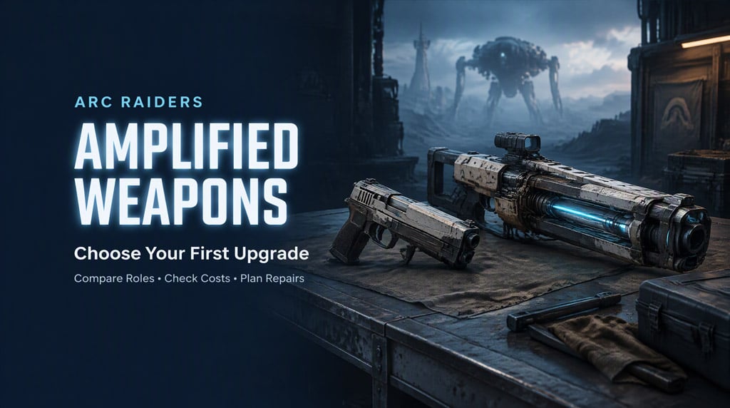 ARC Raiders Amplified Weapons Guides: Anvil vs Equalizer, Costs & Repairs