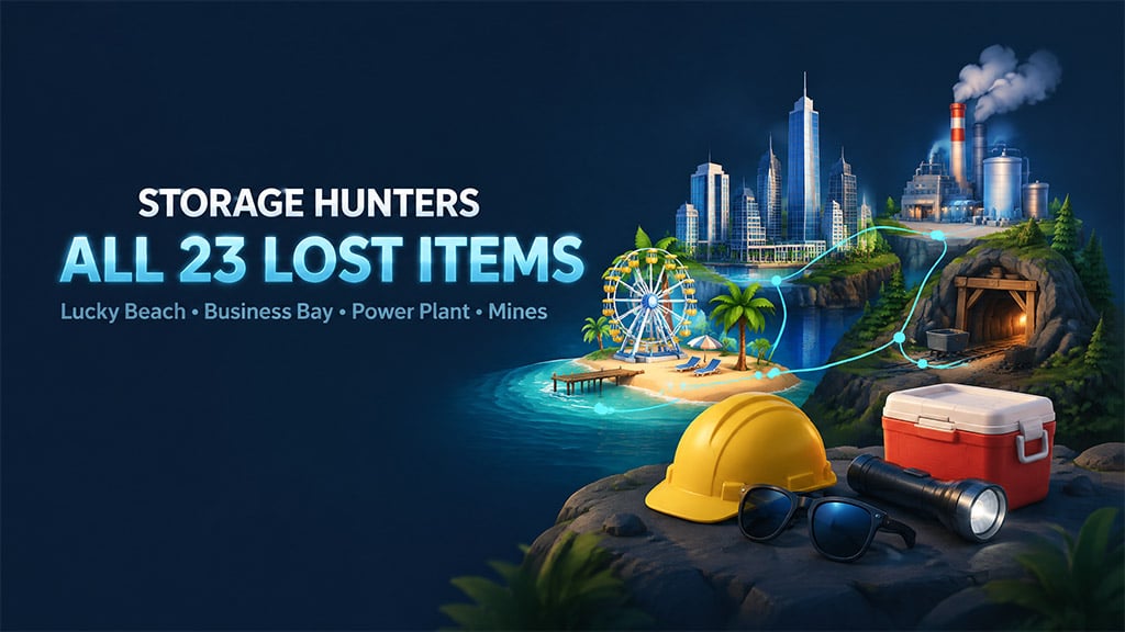 Storage Hunters Open World Lost Item 2: Locations and Collection Route