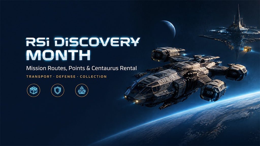 Star Citizen RSI Discovery Month Guide: Mission Points & Rental Tips