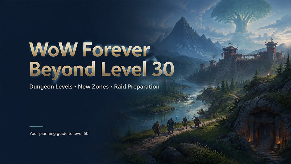 WoW Forever Leveling After 30: New Dungeon Ranges and Access Guide