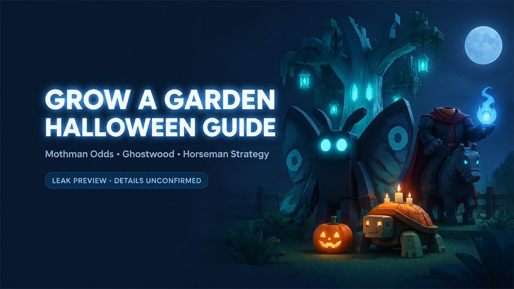 Grow a Garden Halloween Part 3: Mothman Odds & Horseman Strategy