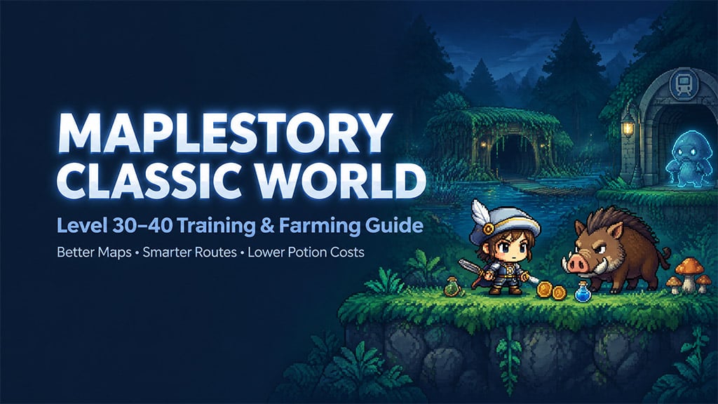 MapleStory Classic World Best Level 30–40 Training & Farming Maps MapleStory Classic World Best Level 30–40 Training & Farming Maps