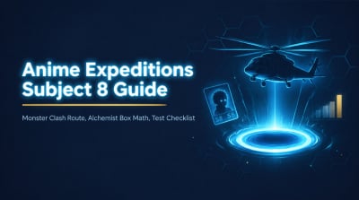 Anime Expeditions 3.5 Subject 8: Helicopter Route Claims and Alchemist Box Math