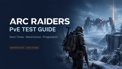 ARC Raiders PvE Test: Reported Start Times, Restrictions and Trials