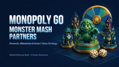 Monopoly GO Monster Mash Partners (Oct 21): Rewards, Dates & Winning Strategy