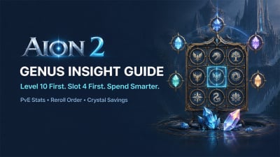Aion 2 Genus Insight Guide: Best PvE Stats, Roll Order & Crystal Savings